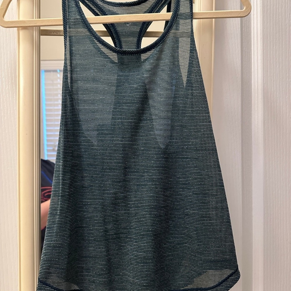 Lululemon Athletica Blue Tank Top